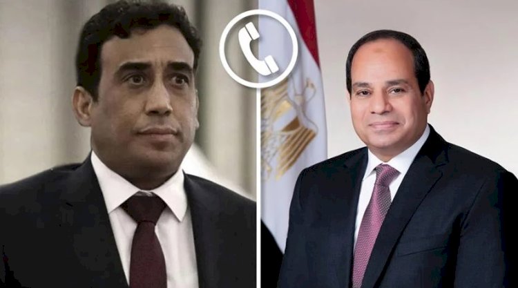 الرئيس عبد الفتاح السيسي يجري اتصالًا هاتفيًا مع رئيس المجلس الرئاسي الليبي