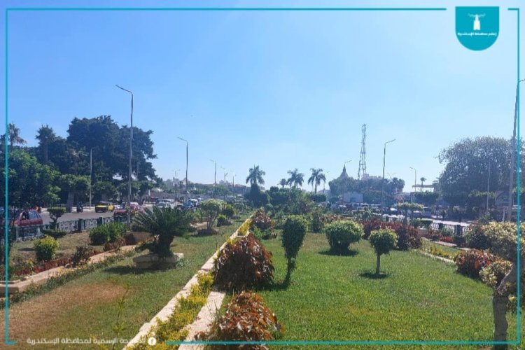 الاسكندرية تتزين لاستقبال اول ايام العيد