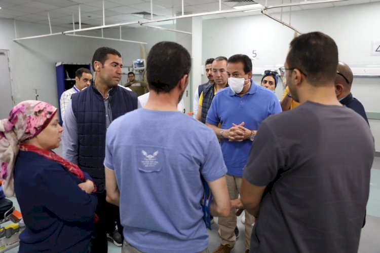 في زيارة ميدانية مفاجئة...  وزير الصحة يتفقد مستشفى معهد ناصر لمتابعة انتظام الفرق الصحية وتذليل أي عقبات قد تعيق منظومة العمل