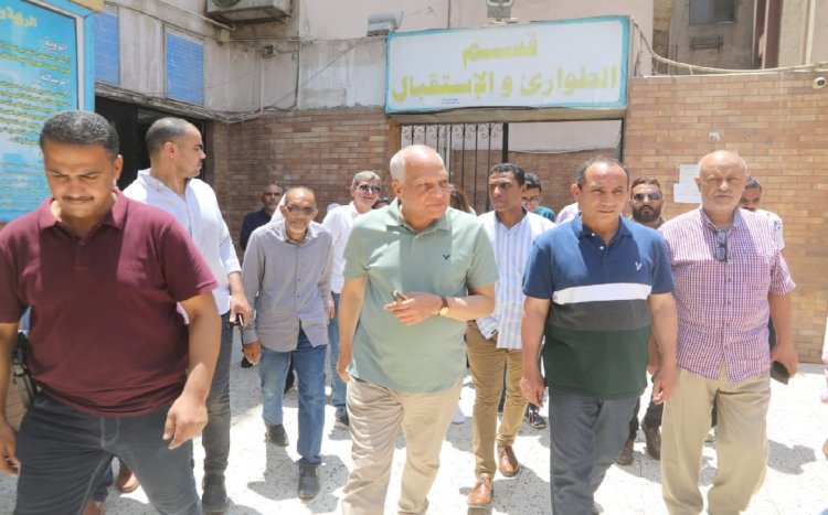 جولة لراشد في مستشفيات الوراق والتحرير العام