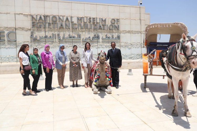 بالصور:الجيزة تشارك بفعاليات المتحف القومى للحضارة المصرية