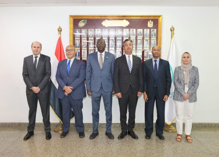شريف فاروق يستقبل مدير عام البريد السوداني بهدف بحث أوجه التعاون المشترك