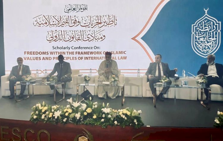 رئيس جامعة طنطا يلقي محاضرة بمؤتمر رابطة الجامعات الإسلامية بالمغرب