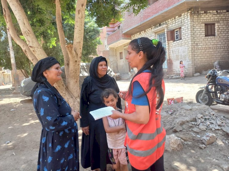القومي للمرأة يواصل حمله طرق الابواب بالمنيا