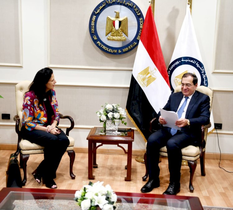 وزير البترول استعرض مع ماجي البرامج والمنح الدراسية التي تقدمها  فولبرايت