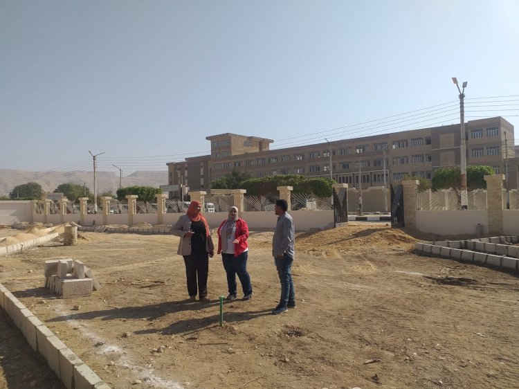 حديقة عامة بحي الكوثر بسوهاج
