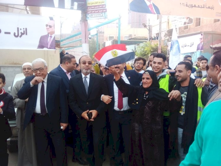 بالصور.. إقبال كبير من أهالي بني سويف علي الانتخابات الرئاسية منذ الصباح