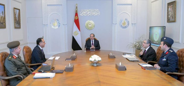 السيسي يوجه بمواصلة الجهود لاستكمال مشروع «مستقبل مصر»