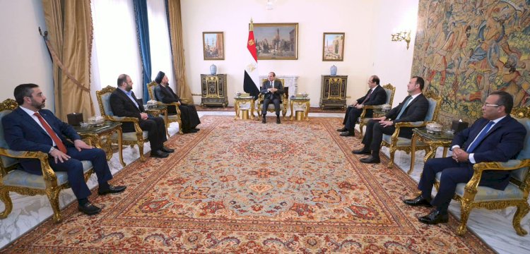 السيسي يستقبل رئيس تيار الحكمة الوطني العراقي