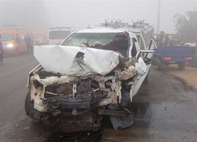 مصرع 2 وإصابة 5 أشخاص بينهم طلاب في حوادث طرق بالمنيا