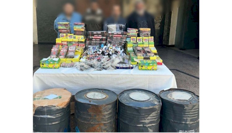 سقوط "٤"عاطلين بحوزتهم العاب نارية بالقاهرة