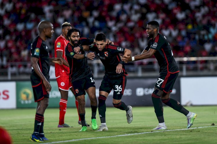 الاهلى يفوز على سيمبا التنزانى ويضع قدما فى نصف نهائى دورى ابطال افريقيا