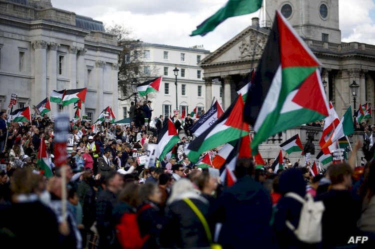 11 مظاهرة في لندن لنصرة فلسطين وشرطة بريطانيا تكيل بمكيالين