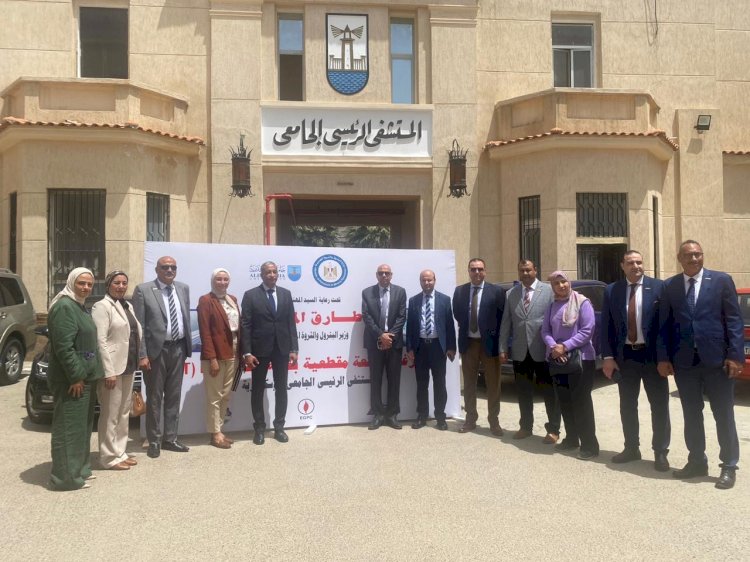وزارة البترل تجهز غرفةجديدة وتهدي جهاز أشعة مقطعية لمستشفي الاسكندرية الجامعي
