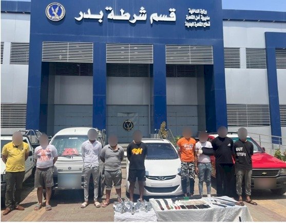 فى أقل من 24 ساعة.. الأجهزة الامنية تنجح فى ضبط التشكيل العصابى مرتكب واقعة محاولة سرقة عقار تحت الإنشاء ببدر