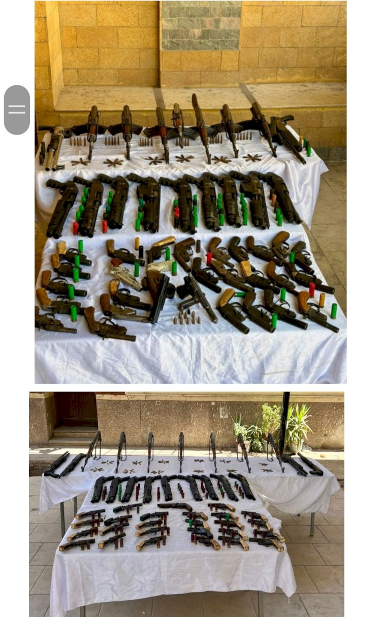 القبض علي تجار الاسلحة باسيوط واسوان ودمياط