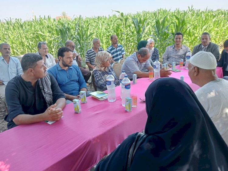 ندوة ارشادية في القليوبية حول الذرة الشامية