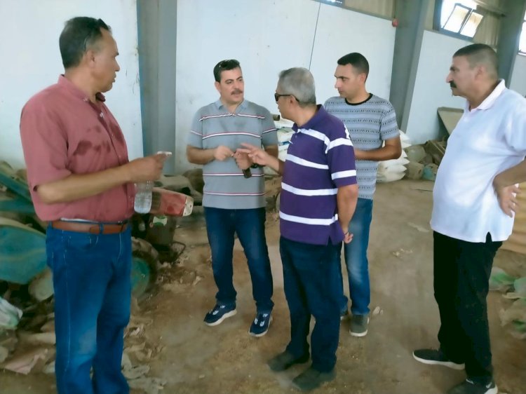 الزراعة:زيارة ميدانية لمحطة مريويط لتابعة العمل