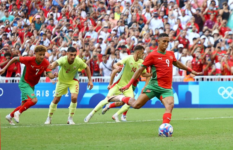 إسبانيا  في نهائى أولمبياد باريس 2024م بعد فوزها على المغرب