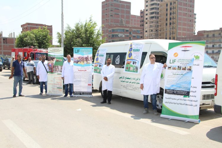 ٣٥ سيارة قوافل متنوعة لدعم الفلاح والمواطن احتفالا بعيد الفلاح