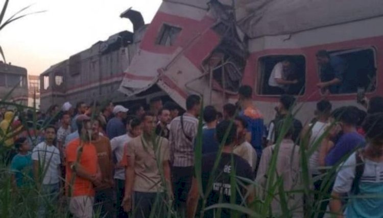 رئيس الوزراء يتابع حادث قطار الزقازيق لحظة بلحظة " صور الحادث"