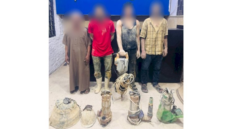 سقوط ٤ متهمين متلبسين بالتنقيب عن الاثار بالقاهرة