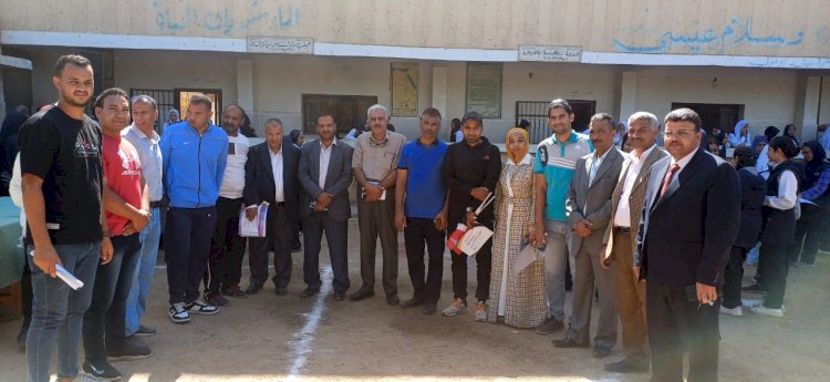 بالصور قاصد يشهد احتفالات انتصارات 6 أكتوبر المجيدة بأبوتشت الثانوية بنات