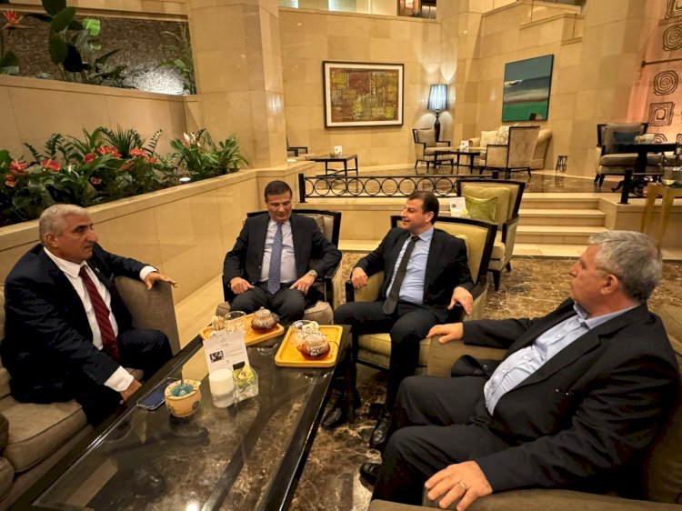 وزير الزراعة يبحث التعاون مع مدير "اكساد" ورئيس اتحاد الدواجن بعمان" بالاردن"