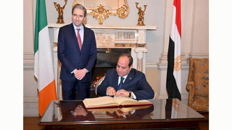 الرئيس السيسي يلتقي رئيس الوزراء الأيرلندي