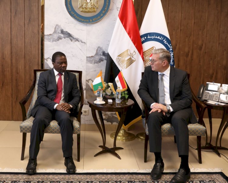 وزير البترول يستقبل سفير كوت ديفوار لبحت التعاون في مجالات البترول