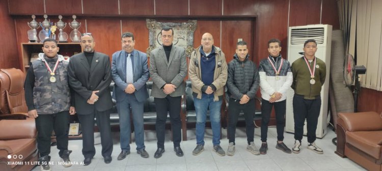 تعليم سوهاج تفوز بالمركز الثاني على مستوى الجمهورية فى لعبة المصارعة.