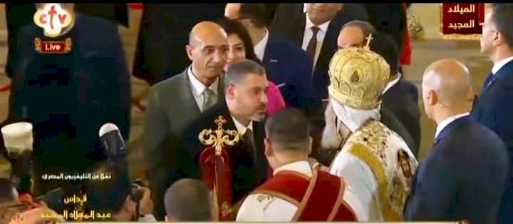 حزب مصر القومى يشارك إحتفال عيد الميلاد المجيد بكاتدرائية ميلاد المسيح