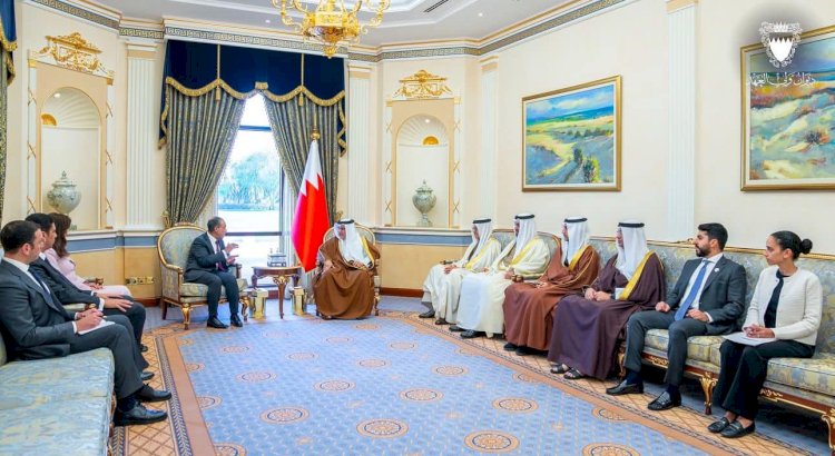 وزير الخارجية يجتمع بولي عهد البحرين رئيس مجلس الوزراء