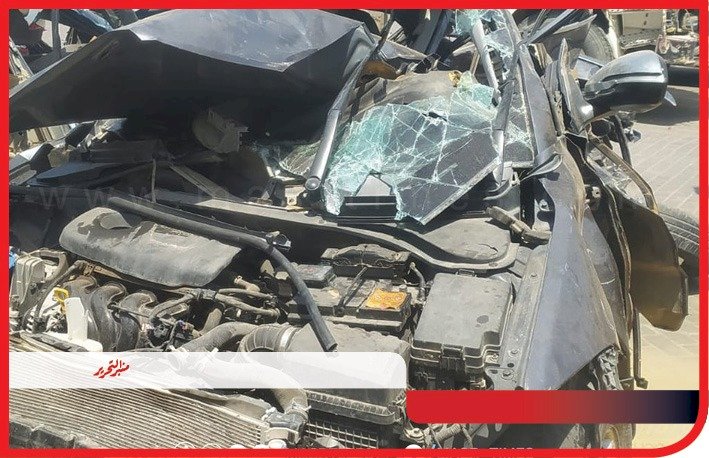 مصرع عامل وإصابة آخر في حادث انقلاب سيارة بالمنيا