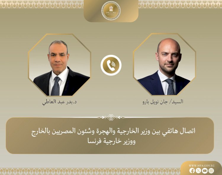 وزيرا خارجية مصر وفرنسا يؤكدان أهمية تثبيت وقف إطلاق النار