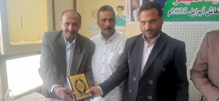 قاصد يشهد حفل يوم الوفاء ورد الجميل بالشهيد محمود عبدالظاهر الإبتدائية
