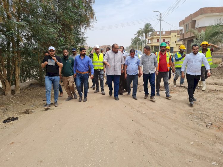رئيس مياه سوهاج يتفقد محطات مياه الشرب والصرف الصحى بمراكز وقرى المحافظة
