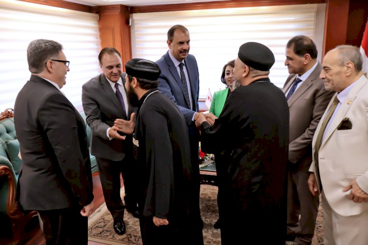 محافظ سوهاج يستقبل المهنئين بعيد الأضحى المبارك
