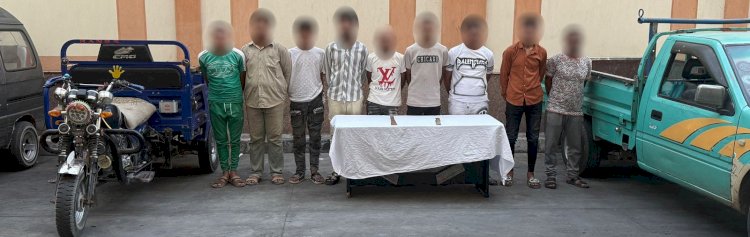 القبض علي المتهمين بتعطيل الحركة المرورية بالاسلحة بالبحيرة
