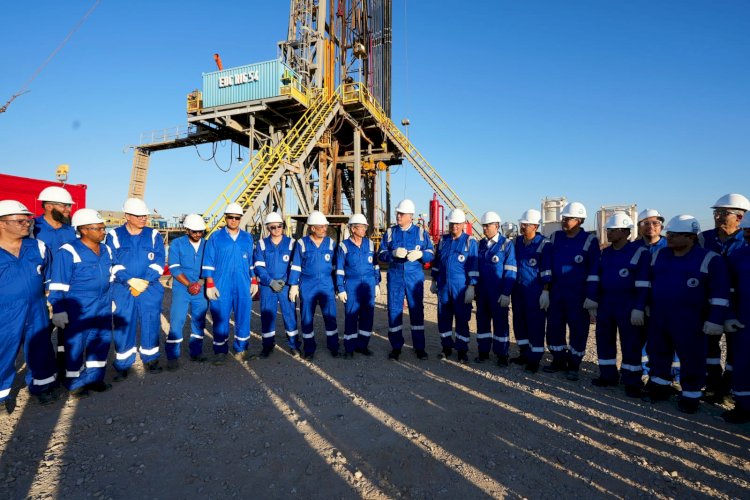 وزير البترول يتفقد  بئر بيجونا-2 لزيادة الانتاج بالدقهلية