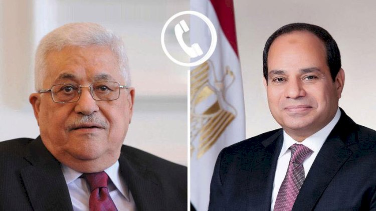 السيسي يؤكد لـ أبومازن رفض مصر تهجير الفلسطينيين