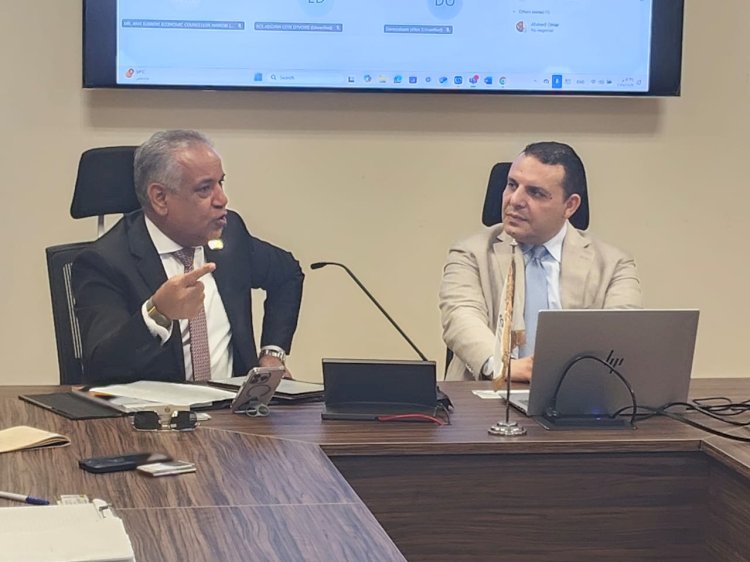 رئيس جهاز التمثيل التجاري يستقبل رئيس جمعية رجال الاعمال المصريين الافارقة