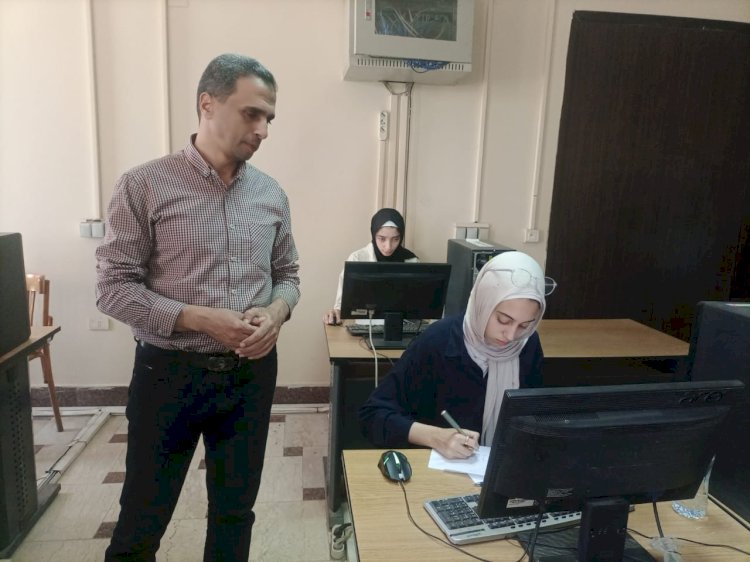 وكيل تعليم كفر الشيخ يتابع  إختبارات  الالتحاق بمدرسة المتفوقين