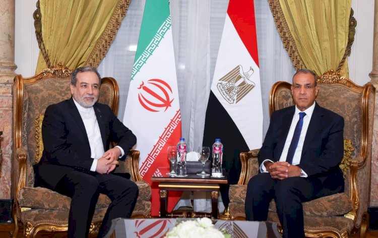 وزير الخارجية يستقبل نظيره الإيراني بالقاهرة