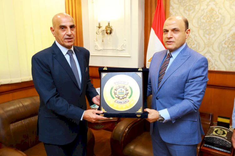 محافظ كفرالشيخ يستقبل رئيس مجلس إدارة الشركة المصرية للرمال السوداء