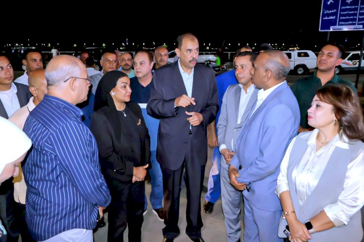 سراج يتفقد مشروعات التطوير بحي غرب والتشغيل التجريبي لكوبري الكورنيش الغربي