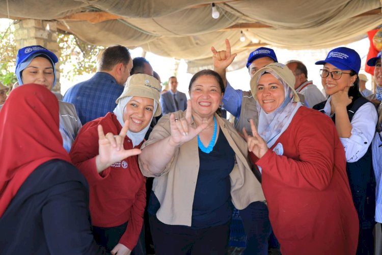 مرجريت تتابع تنفيذ مشروع "تحسين الوضع الاجتماعي والاقتصادي والأمن الغذائي وتمكين المجتمعات الريفية" بالمنيا