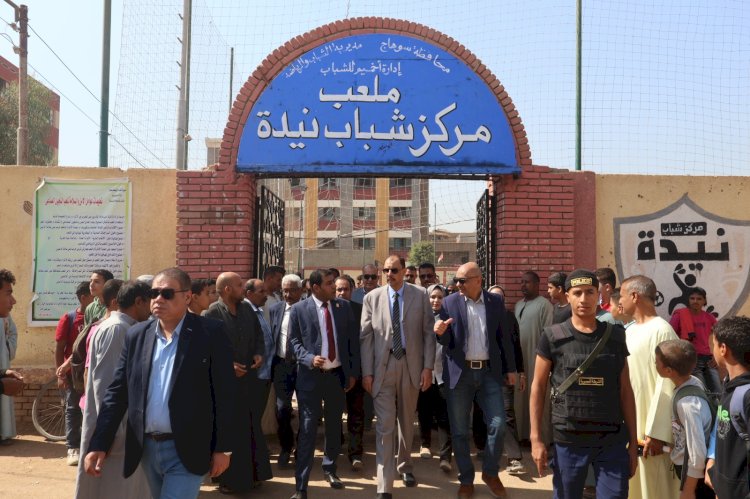 محافظ سوهاج يتفقد فعاليات وأنشطة مبادرة " أنت الحياة " بقرية نيدة بأخميم