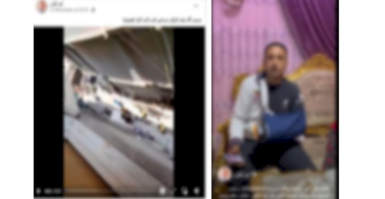 كشف فيديو إدعاء مواطن قيام آخرين بالتعدى عليه بالضرب بالفيوم