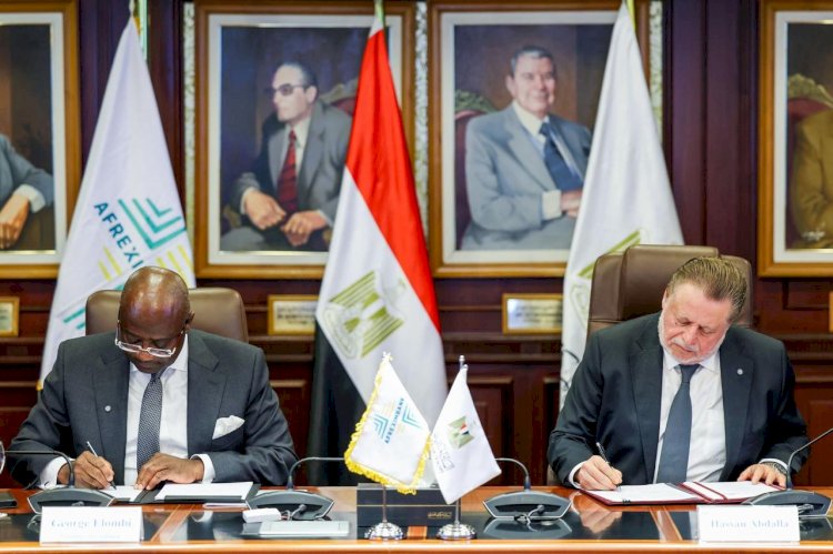المركزي المصري وبنك التصدير الإفريقي يوقعان مذكرة لإنشاء بنك للذهب في مصر
